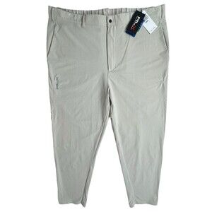Ralph Lauren RLX Golf Pants Mens 40x32 Beige Khaki Lightweight Moisture Wicking